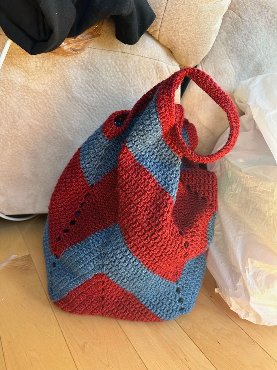 Fiber Works - Granny Square Bottom Bag