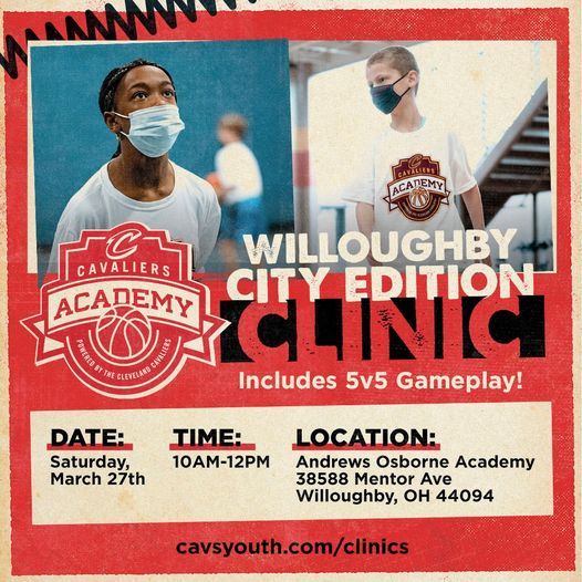 Cavs Academy City Edition Willoughby Clinic