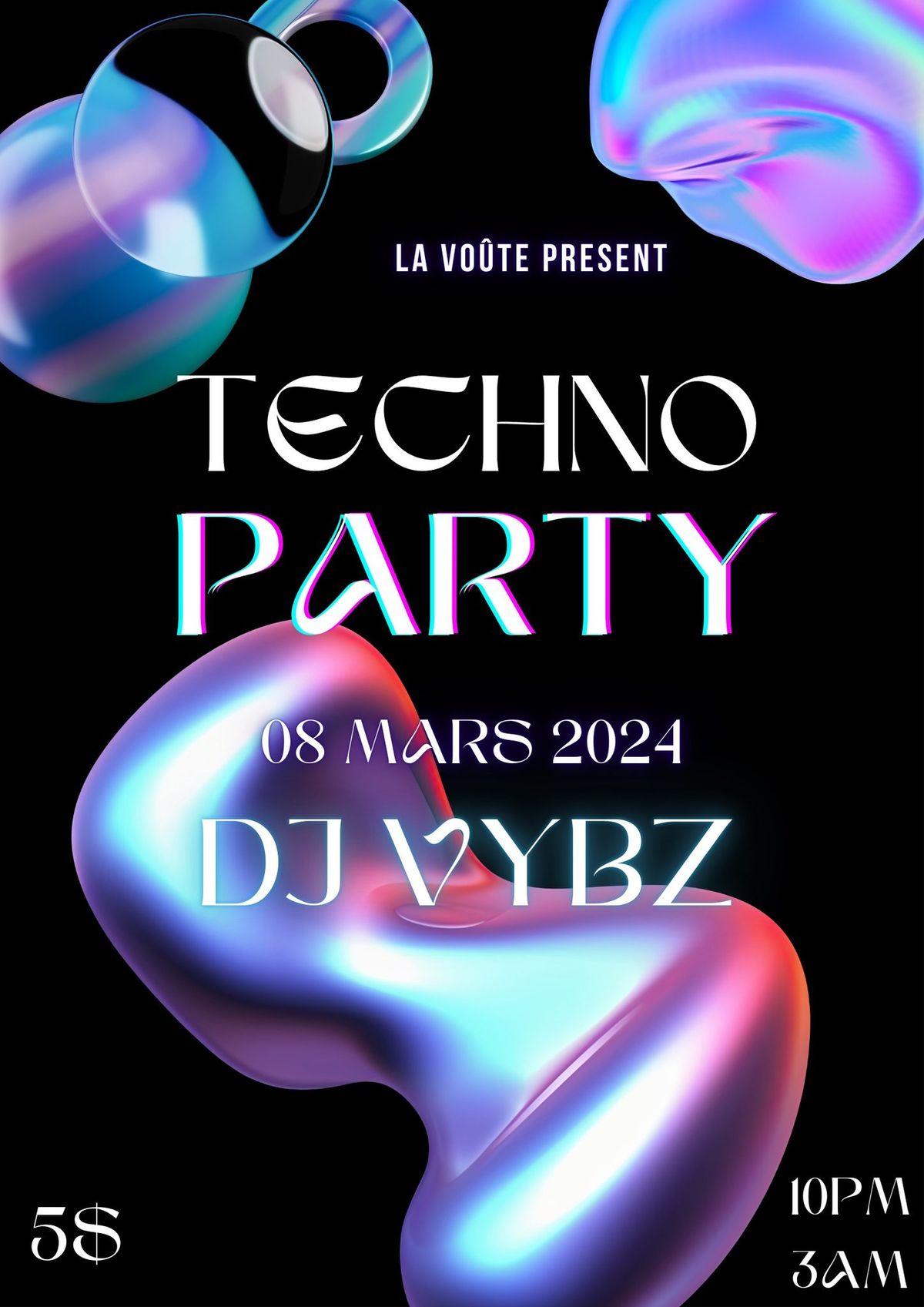 TECHNO avec Dj VYBZ