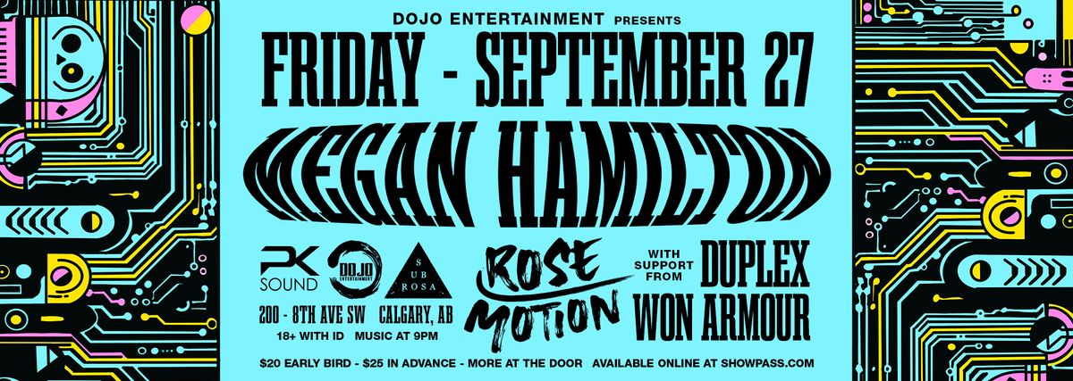 Megan Hamilton (USA) & Rose Motion (Van) @ Sub Rosa || Fri Sept 27