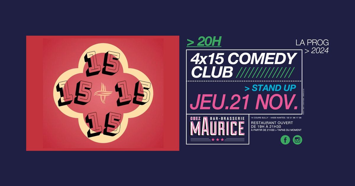 4x15 ComedyClub X Chez Maurice