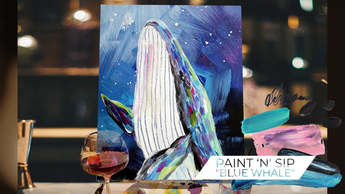 Portsmouth Paint 'n' Sip - "Blue Whale"