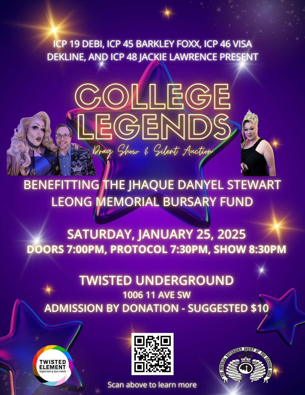 College Legends - A Fundraiser for the Jhaque Danyel Stewart Leong Memorial Bursary