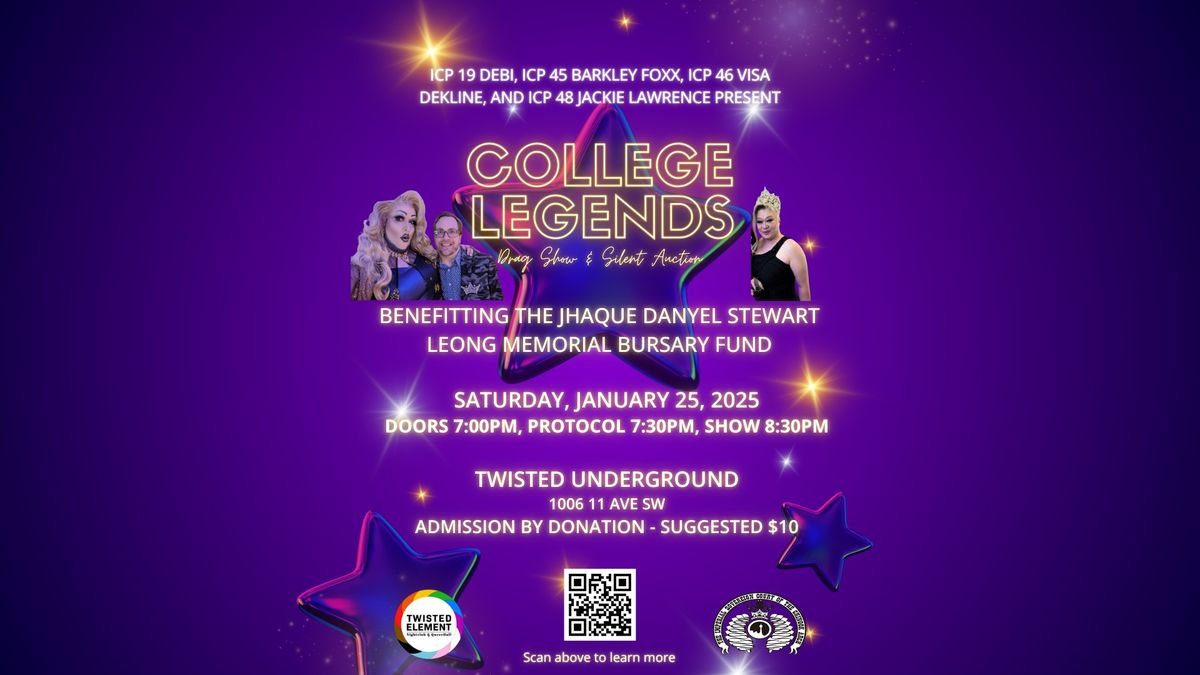 College Legends - A Fundraiser for the Jhaque Danyel Stewart Leong Memorial Bursary