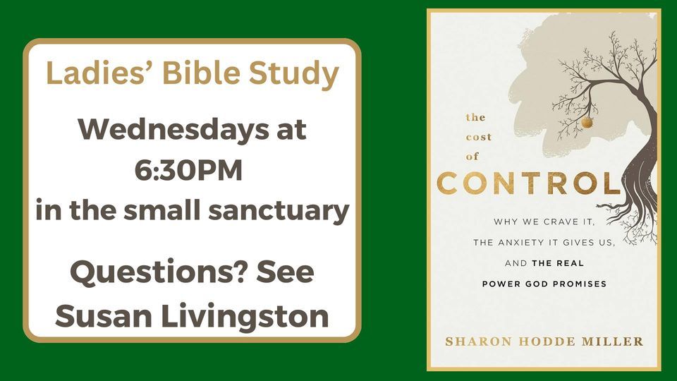 Ladies' Bible Study: The Cost of Control by Sharon Hodde Miller 