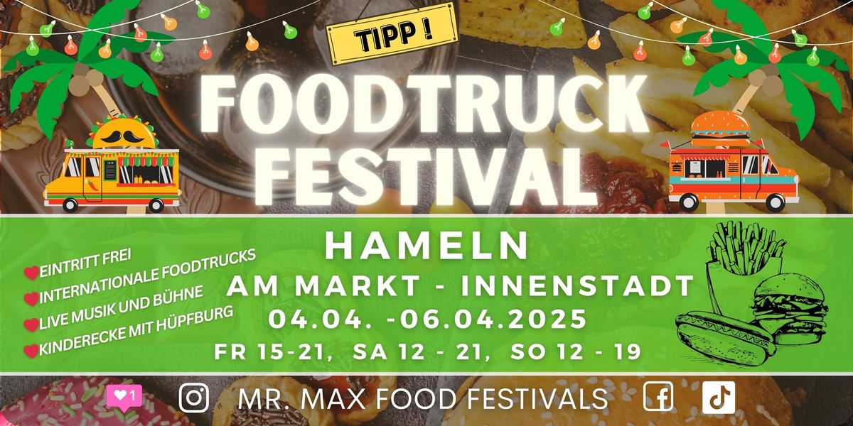 Foodtruck Festival Hameln 2025 - Innenstadt