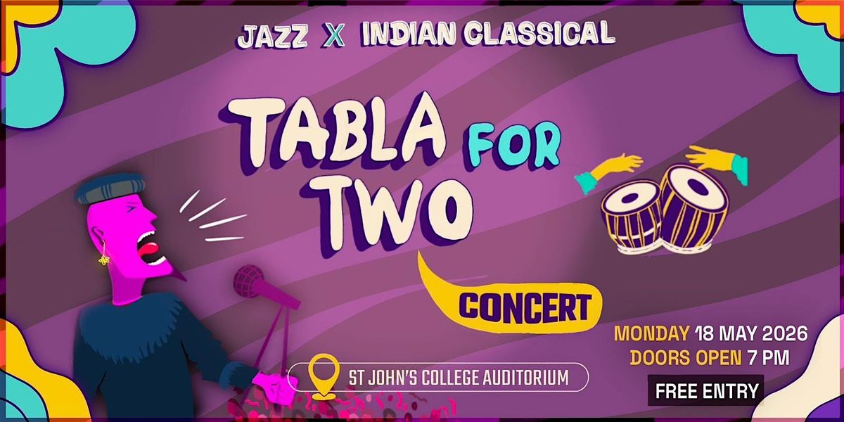 Tabla for Two - Hindustani Classical x Jazz