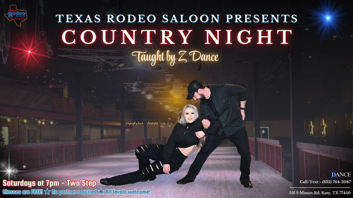 Two Step Class & Country Night Outing at Texas Rodeo Saloon