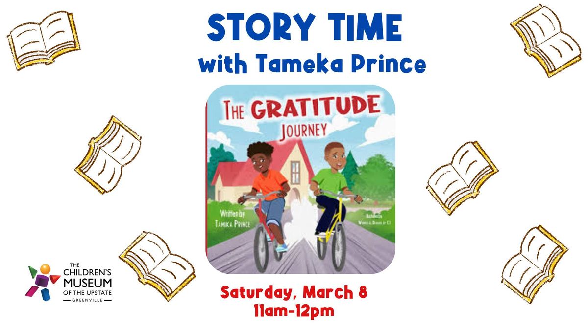 Story Time Takeover with Tameka Prince: The Gratitude Journey  