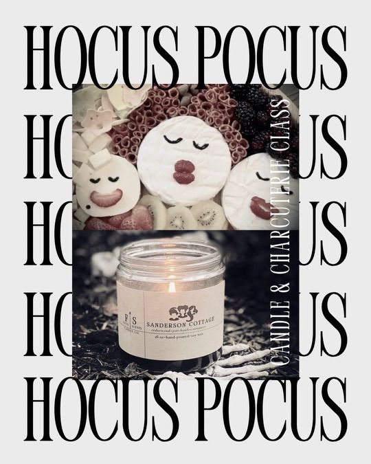 Hocus Pocus Candle Pouring & Charcuterie Class