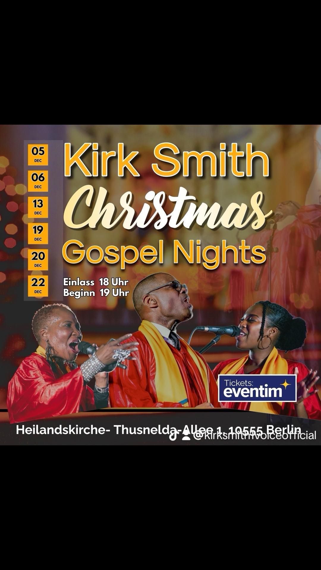 Kirk Smith Christmas Gospel Nights