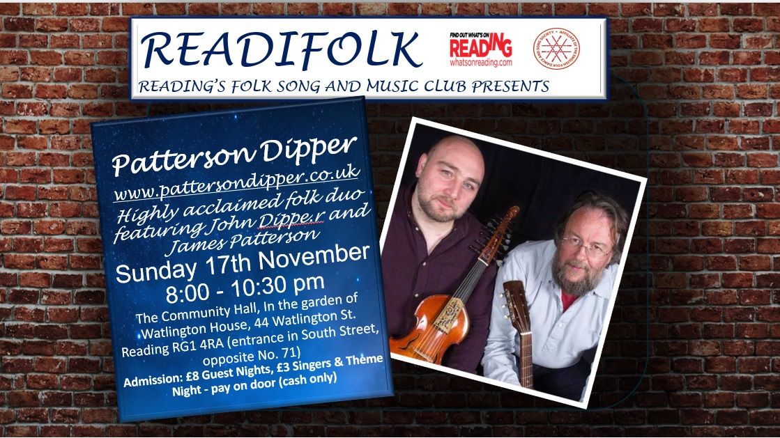 Patterson Dipper at Readifolk