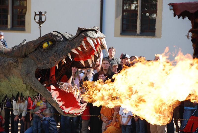 Mittelaltermarkt Drachen & Ritter auf Gut Wolfgangshof Zirndorf\/ Anwanden