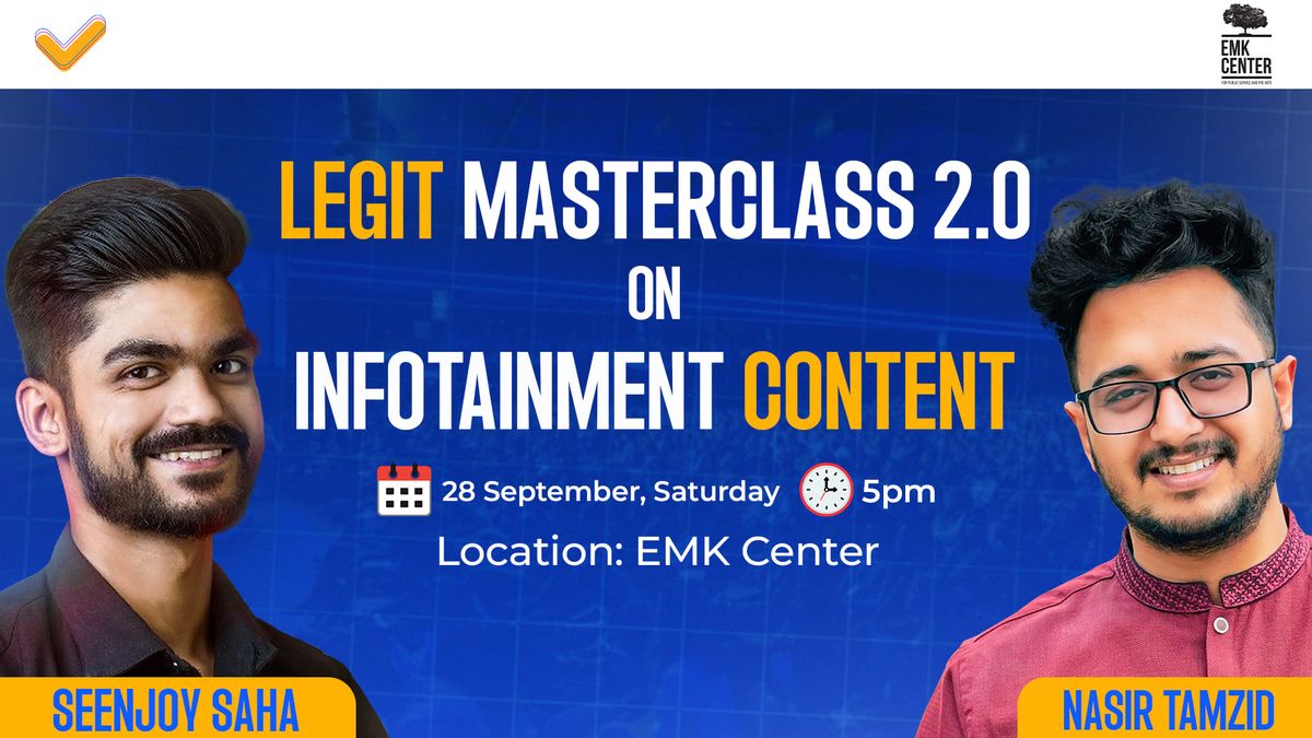 Legit Masterclass 2.0 on Infotainment Content