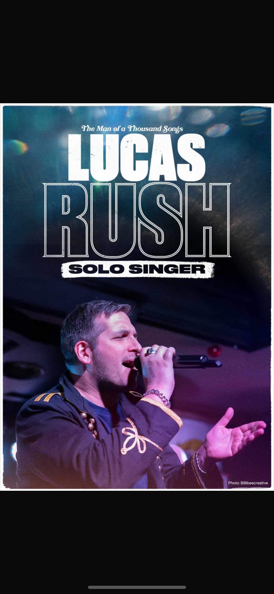 Live music with Lucas Rush