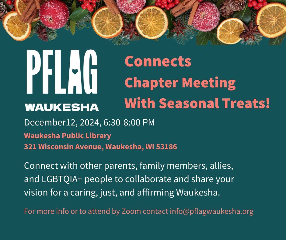 PFLAG Waukesha Connects Meeting With Seasonal Treats!