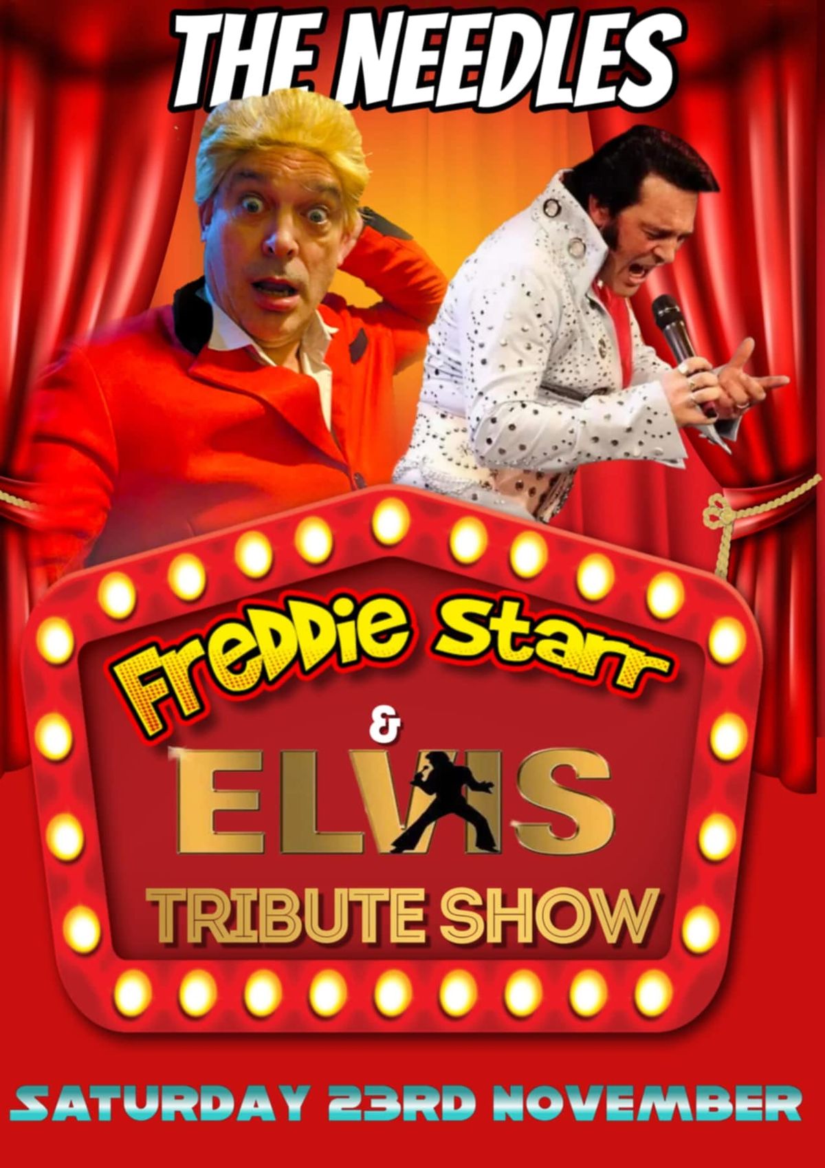 Freddie starr and Elvis tribute