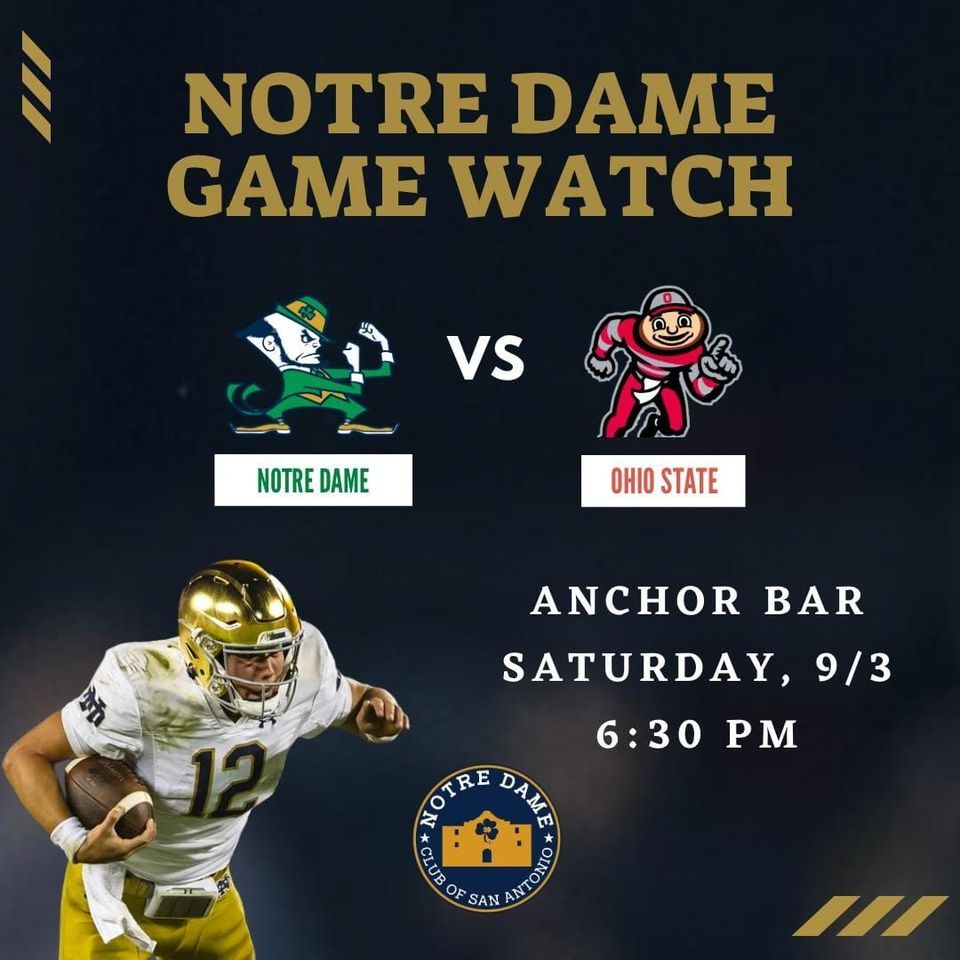 ND Club of San Antonio Official Gamewatch - ND v. Ohio State