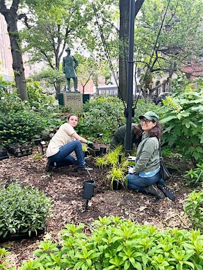 Stonewall National Monument - Annual Pride Garden Planting - NYC
