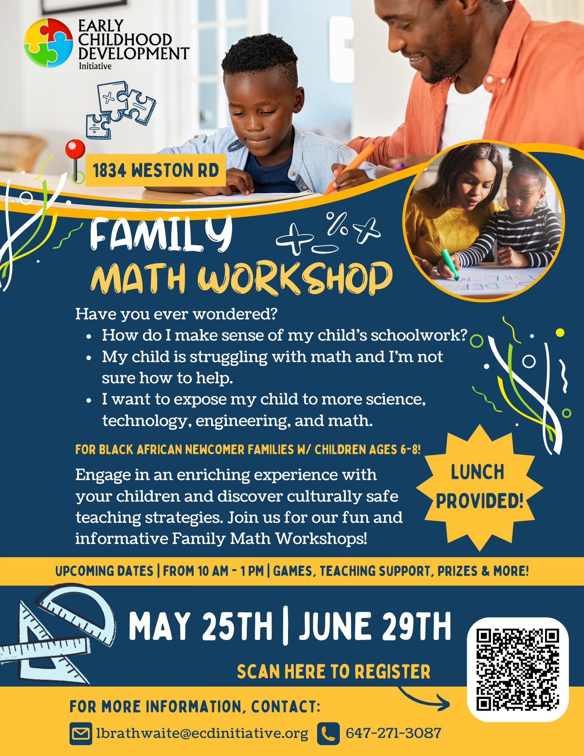 Family Math Workshop for African Families!