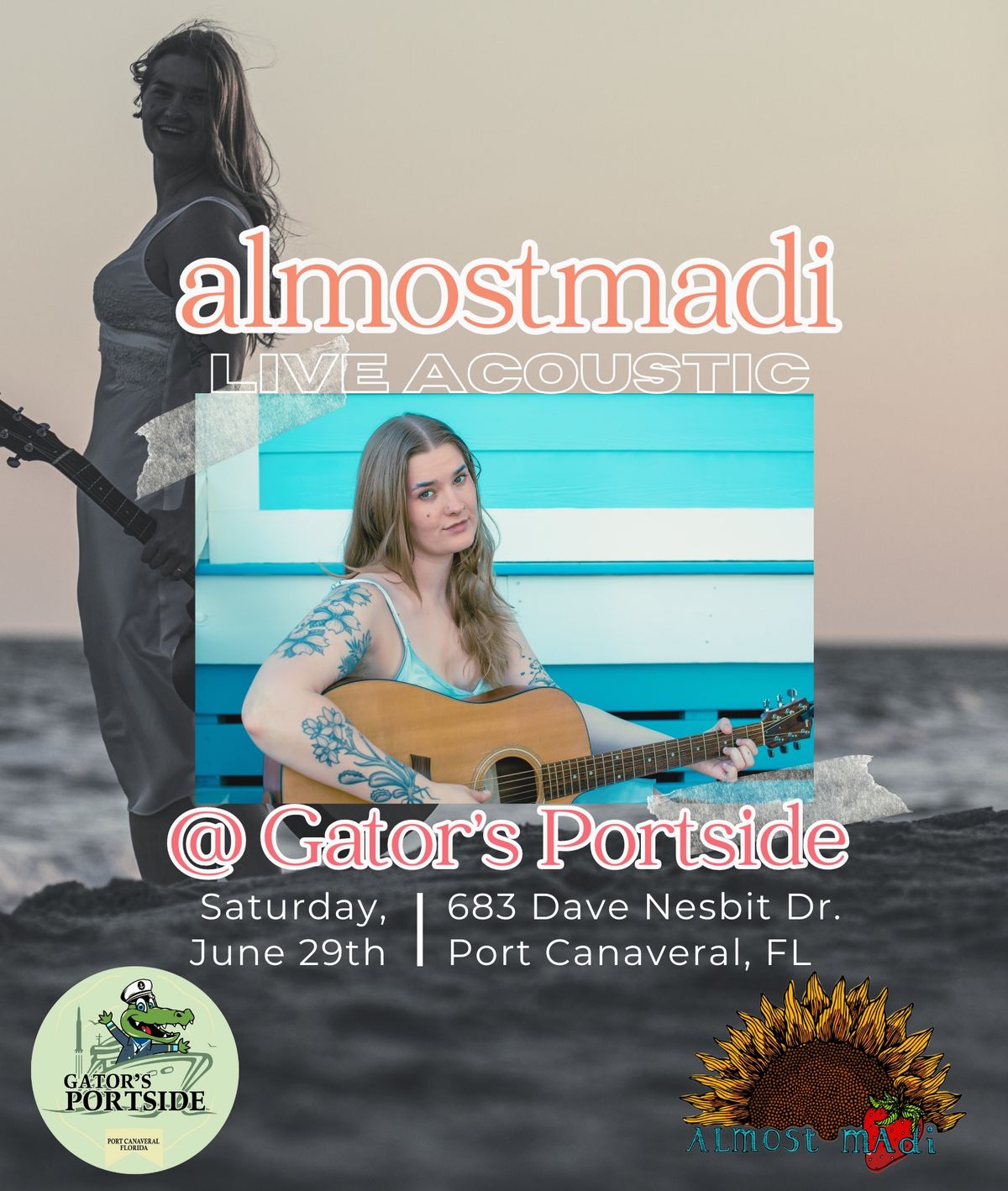 almostmadi live acoustic @ gator\u2019s portside - cape canaveral, FL