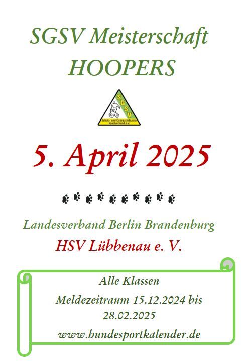 SGSV Meisterschaft HOOPERS