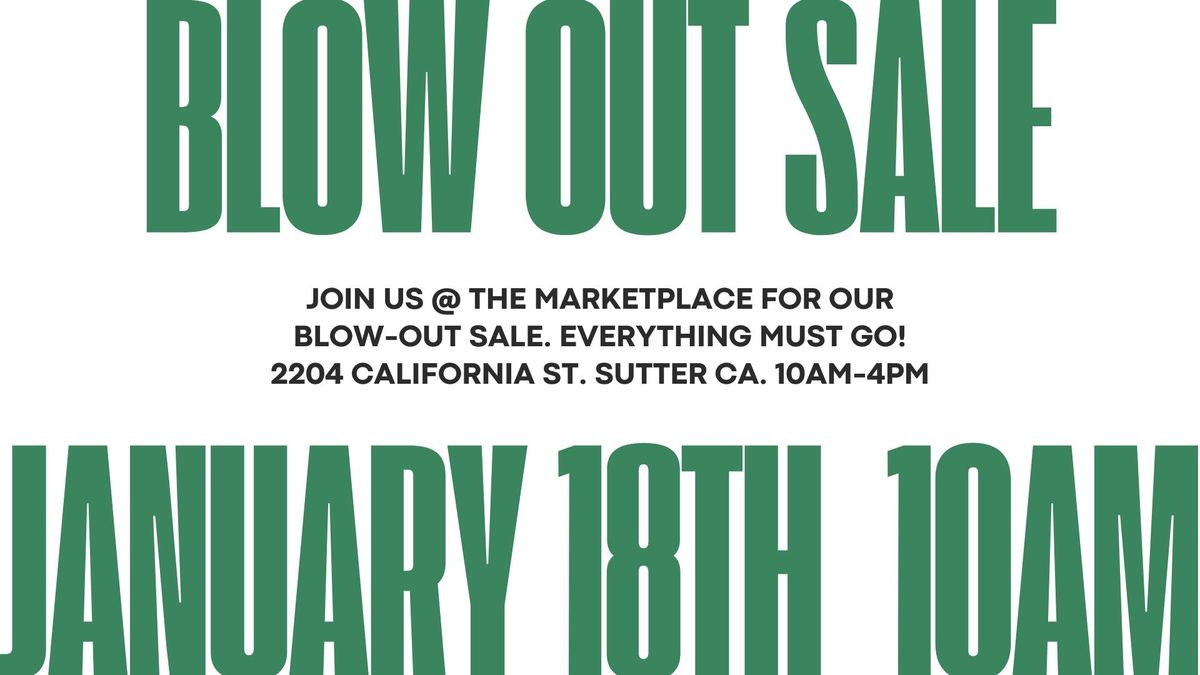 Marketplace January Blow-Out Sale