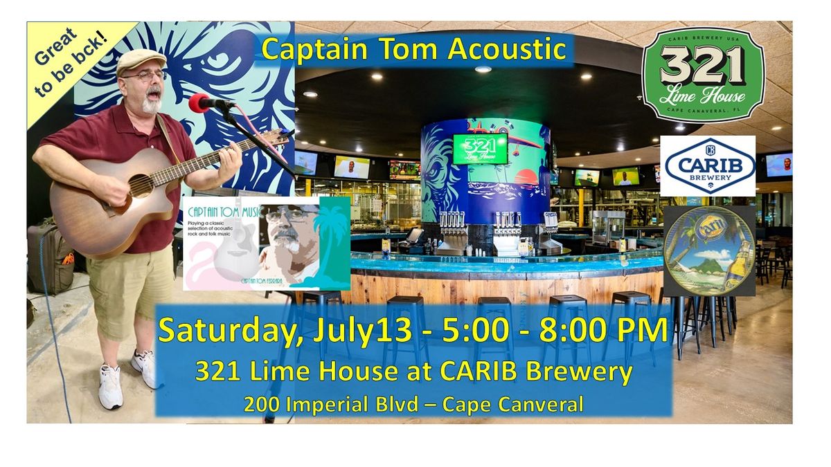 Captain Tom Reruns to 321Limehouse at CARIB Brewery!