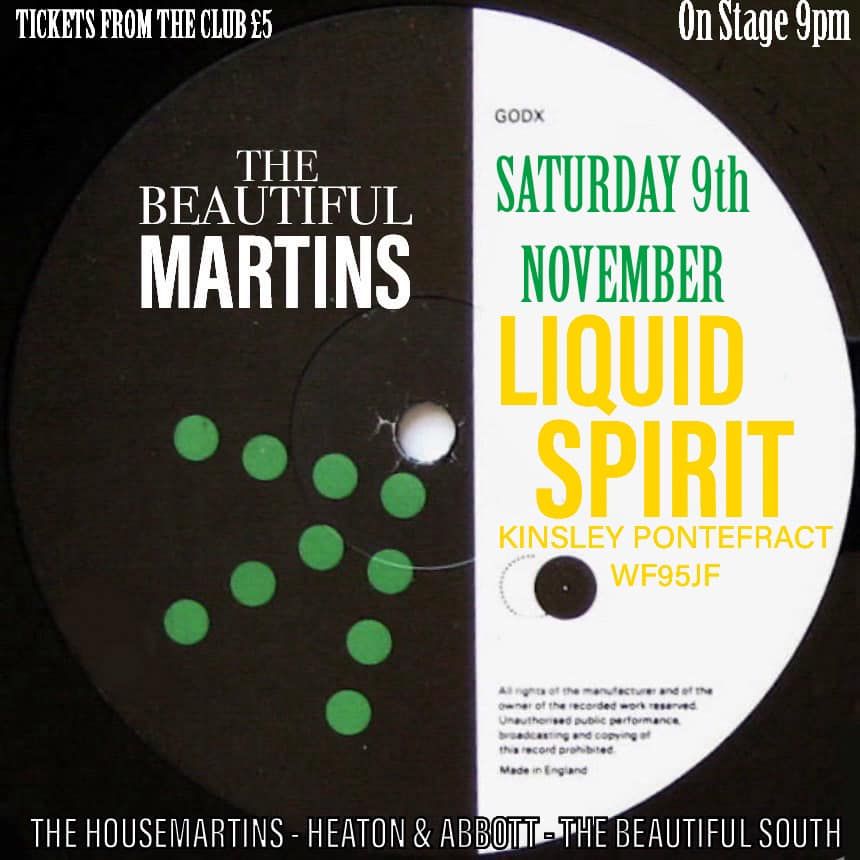 The Beautiful Martins @ Liquid Spirit