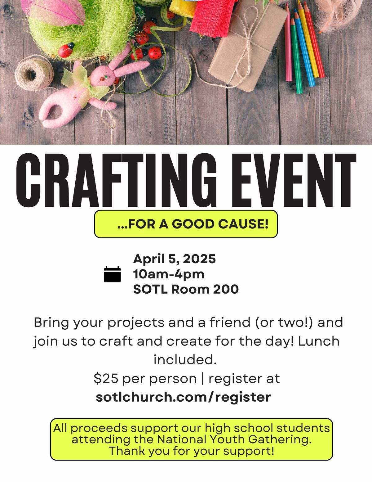 Craft Day! Fundraiser