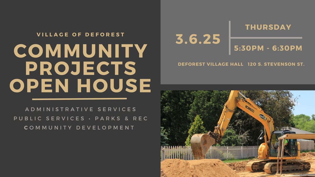 Community Projects Open House