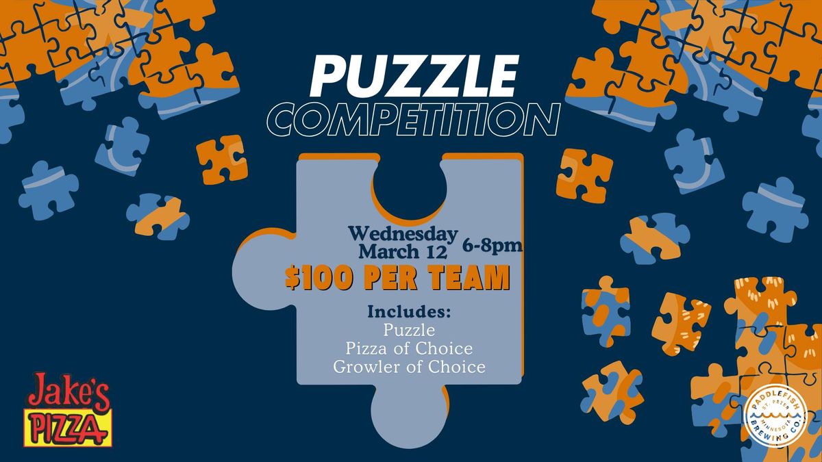 \ud83e\udde9 Puzzle Competition @ Paddlefish Brewing