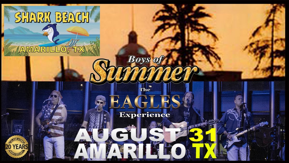 Shark Beach welcomes The Eagles Experience with Boys Of Summer