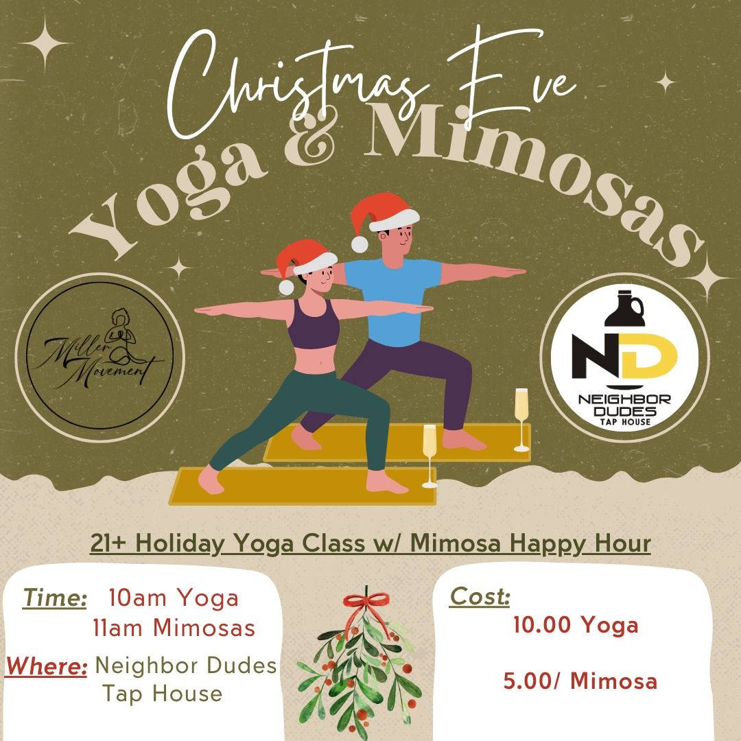 Christmas Eve Yoga and Mimosas