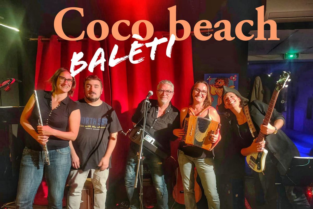 Coco beach bal\u00e8ti \u00e0 la Zonm\u00e9.