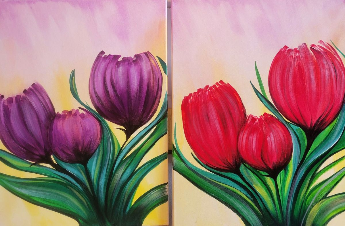 Paintology Studio- Tulip Trio