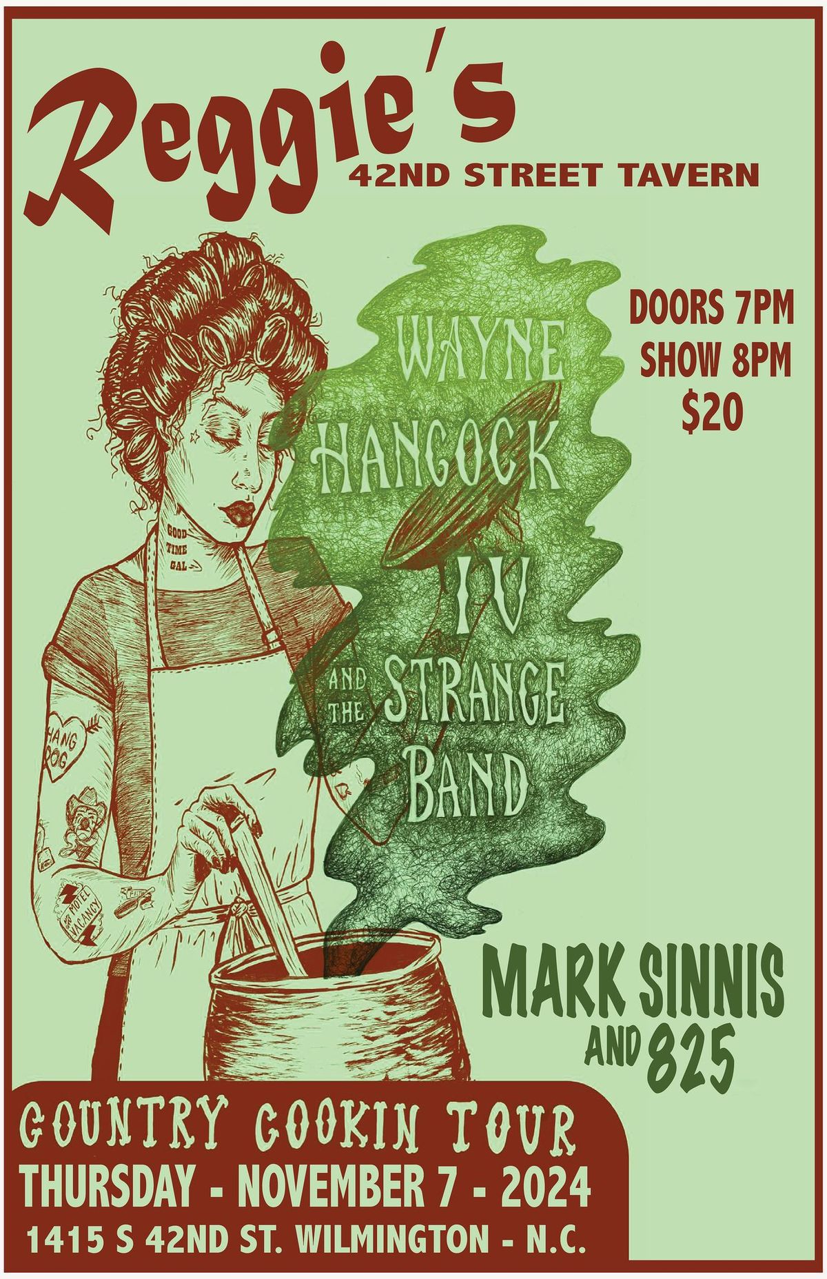 Wayne Hancock with IV and The Strange Band and Mark Sinnis and 825!