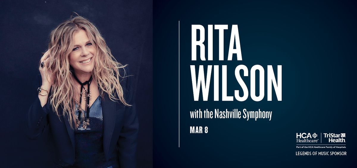 Rita Wilson with the Nashville Symphony