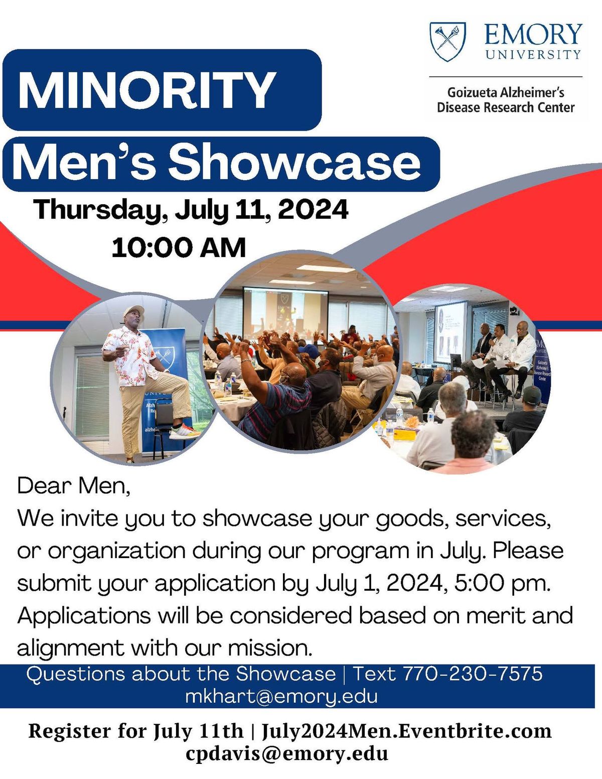 Minority Men's Community Showcase
