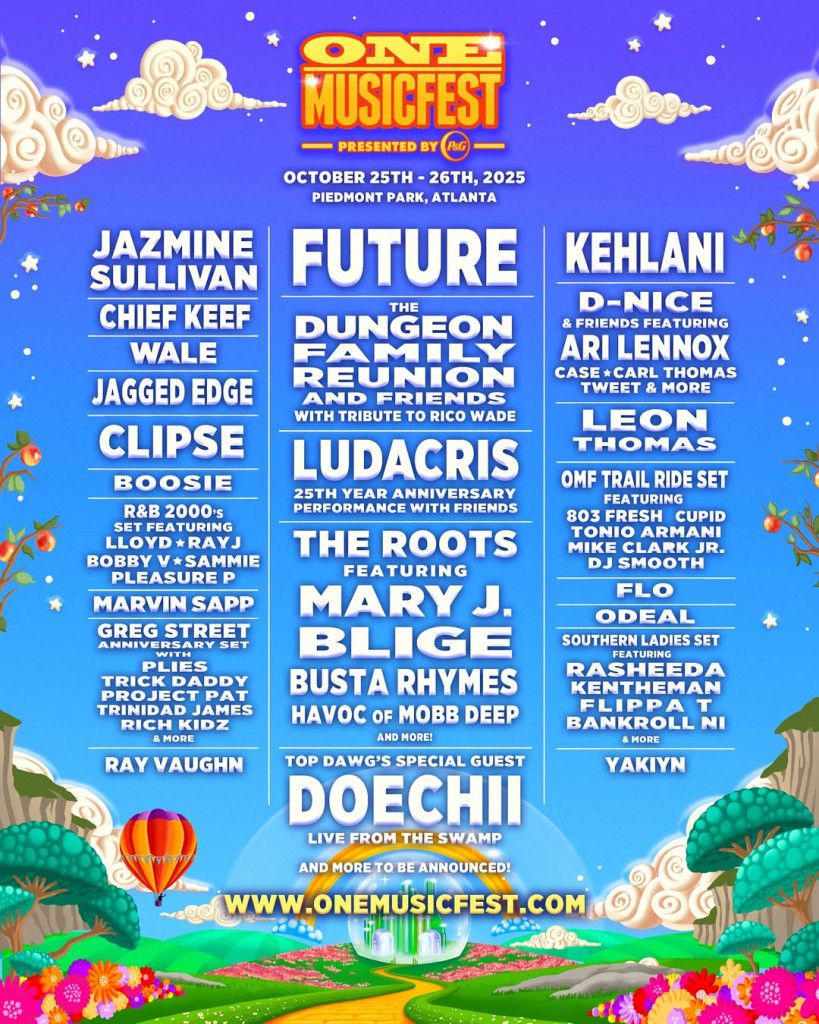ONE Musicfest: Future Ludacris The Roots & Doechii - 2 Day Pass