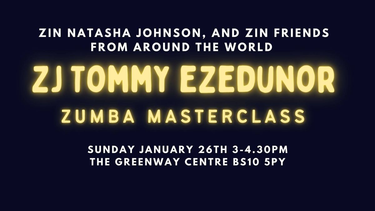 *save the date* Zumba Masterclass with Tommy