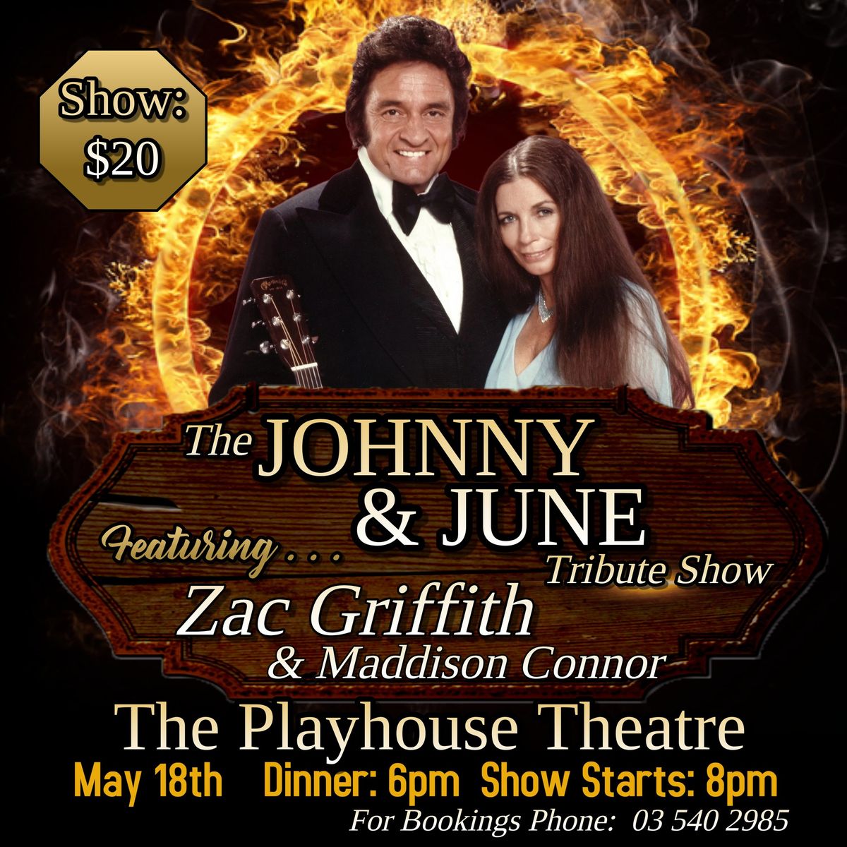 Johnny and June Tribute Show, presented by Zac Griffith & Maddison Connor SOLD OUT NEW SHOW ADDED