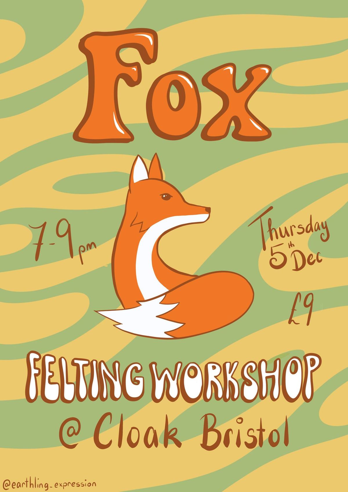 ? Fox Needle Felting Workshop ?