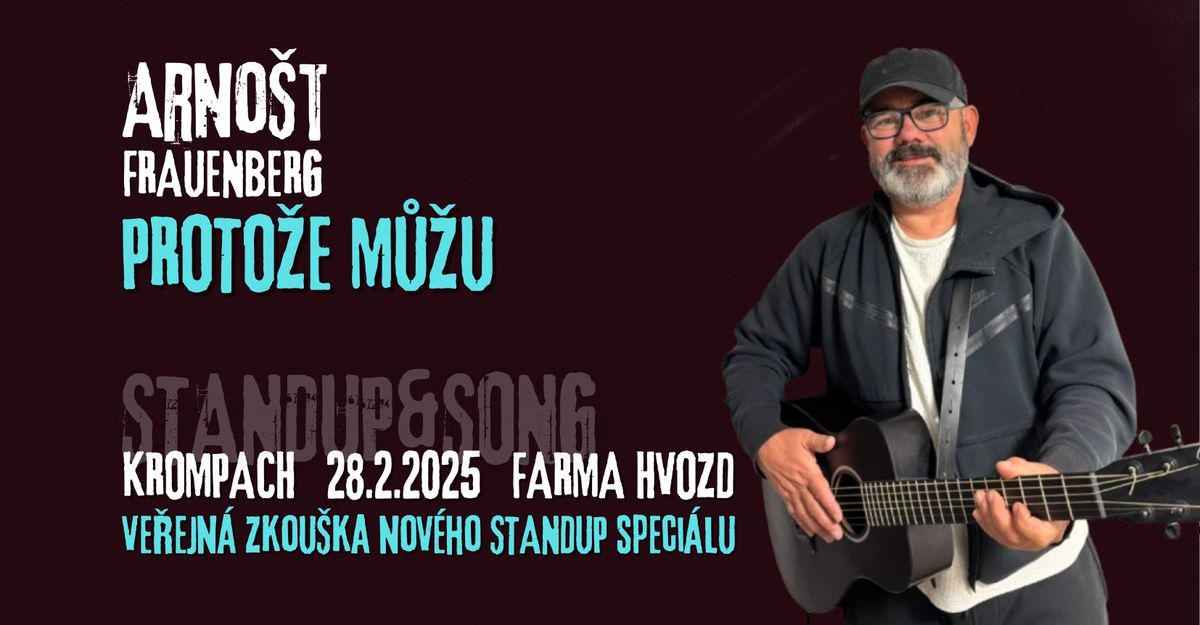 Arno\u0161t Frauenberg - Nova standup - Ve\u0159ejn\u00e1 zkou\u0161ka