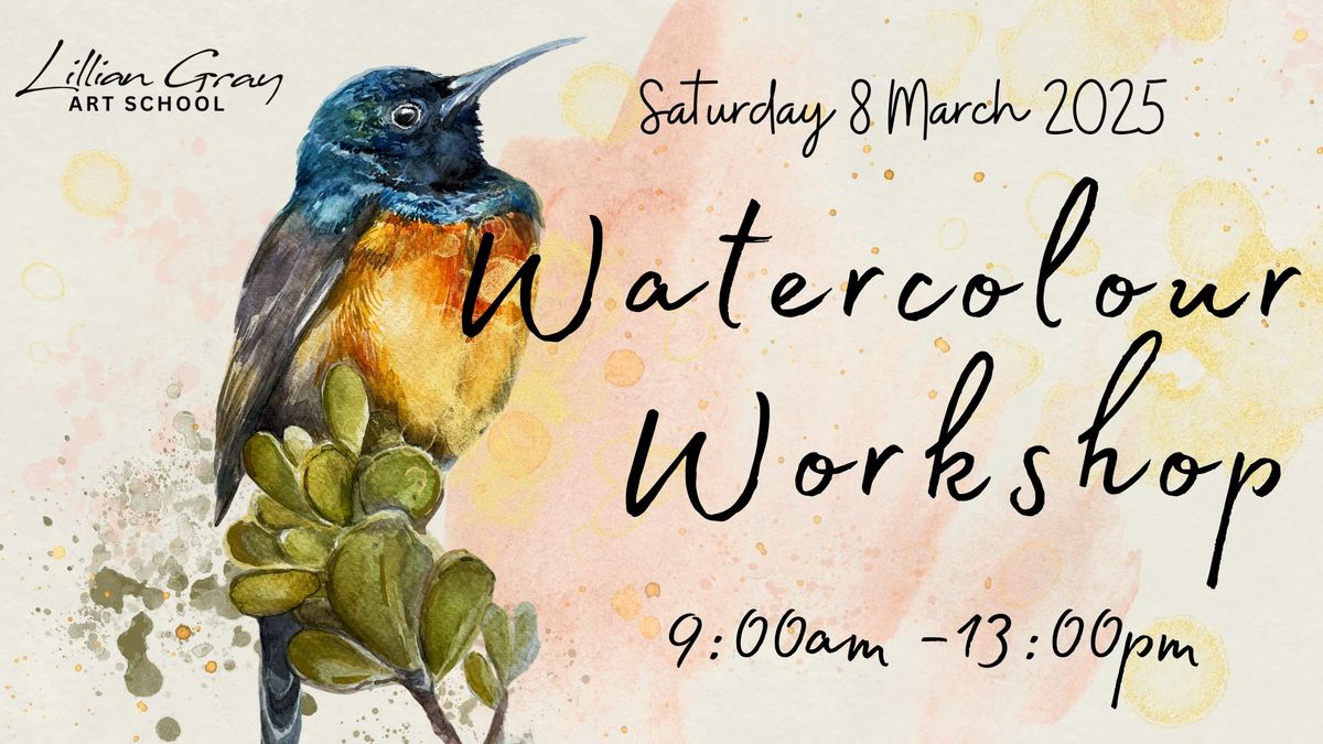 Watercolour Workshop: Orange-breasted Sunbird