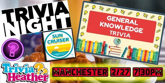 21+ Trivia Night--GENERAL KNOWLEDGE!!!