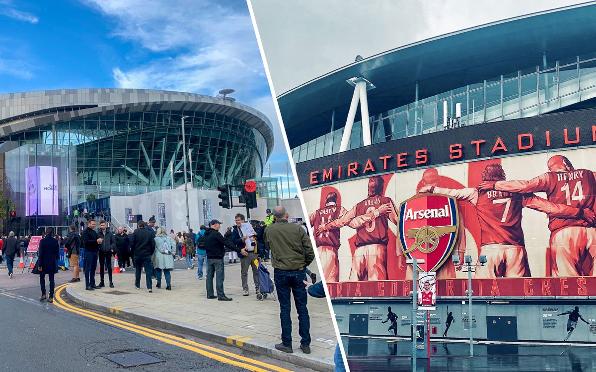 Arsenal FC vs Tottenham Hotspur FC at Emirates Stadium