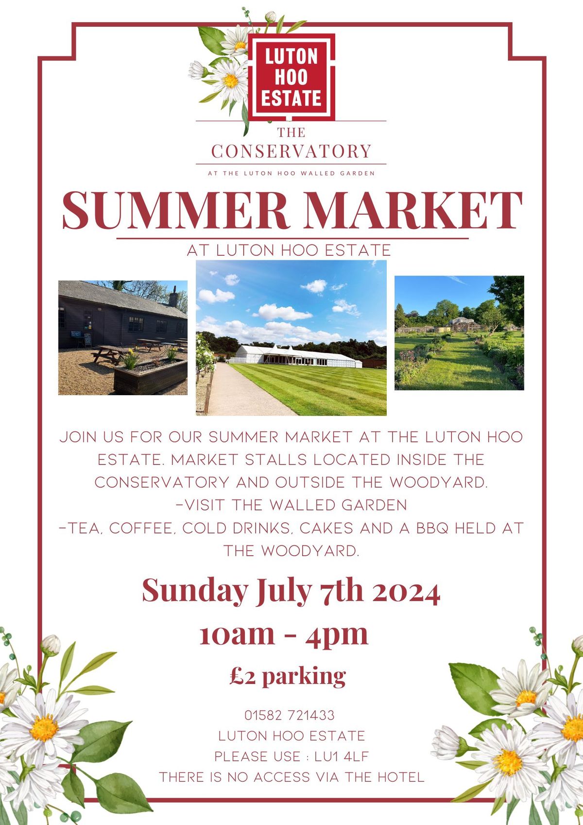 Luton Hoo Estate Summer Market at the Conservatory in the Walled Garden