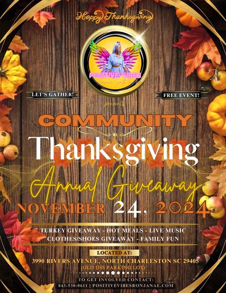 Community Thanksgiving 3rd Annual Giveaway 