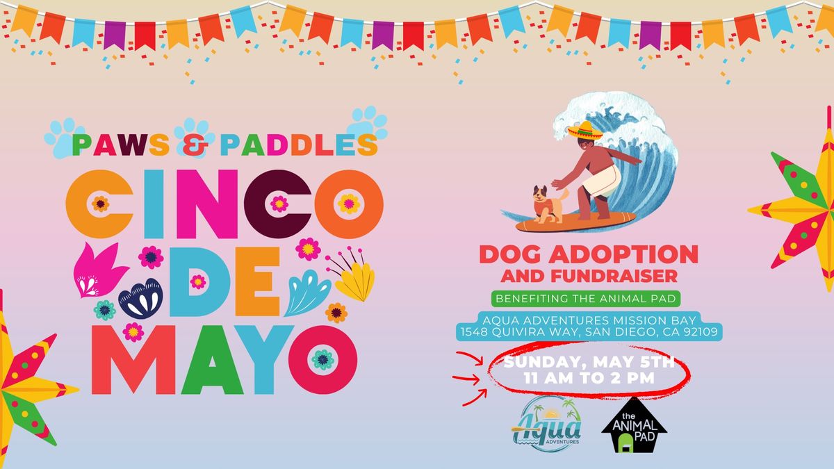 Paws & Paddles Cinco de Mayo Fundraiser for the Animal Pad